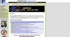 Desktop Screenshot of objectiveministries.org